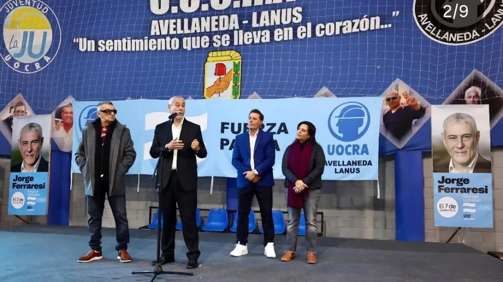 La UOCRA, protagonista del cierre de campaña de Ferraresi en Avellaneda
