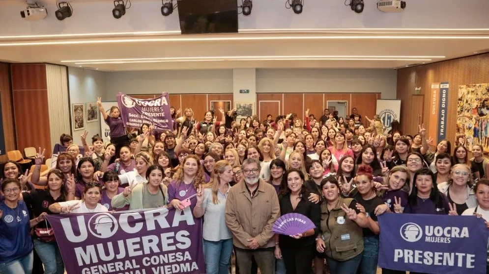 "Ni un paso atrás en la igualdad": la UOCRA reunió a más de 170 trabajadoras en una jornada sindical por el 8M
