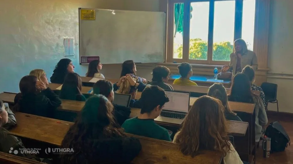 Sasprizza llevó el debate por la reforma laboral a la UBA y puso el foco en el rol del sindicalismo