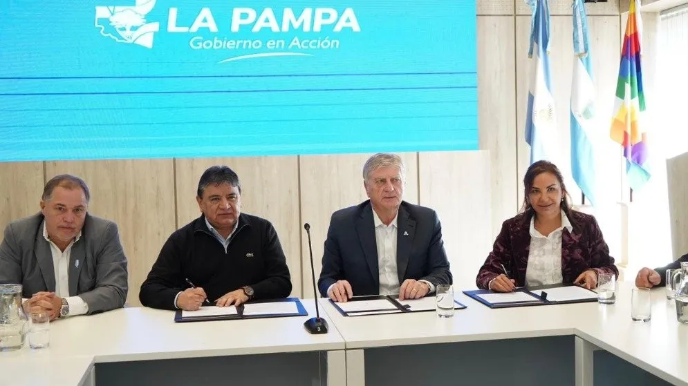 Voytenco firmó con Ziliotto un acuerdo para impulsar el trabajo rural registrado en La Pampa