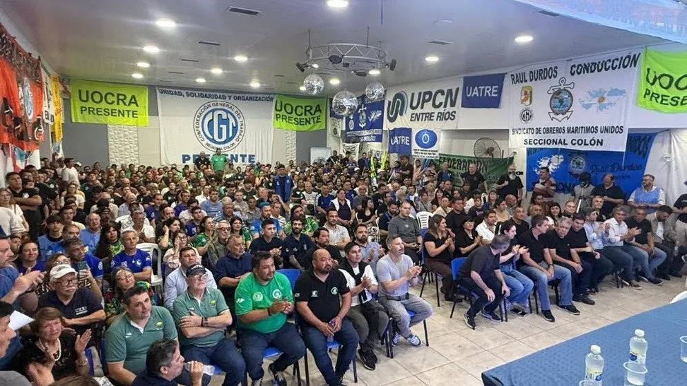 La CGT Regional Colón se normalizó con 33 gremios y respaldo de la conducción nacional